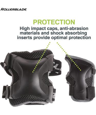 Rollerblade X-Gear Adult Wristguard Protective Gear - Black, Large | Inline Skating Unisex - Buy Online on GoSupps.com