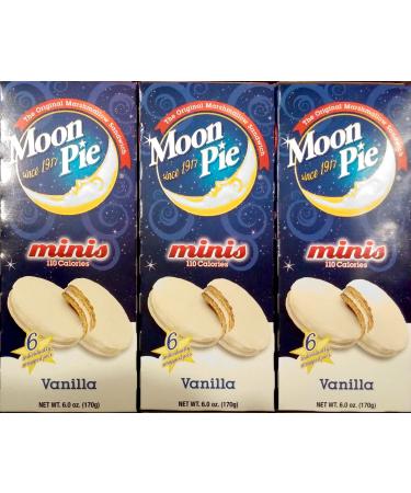 Vanilla Moon Pie Minis 3 Pack (3 Boxes of 6 Pies)