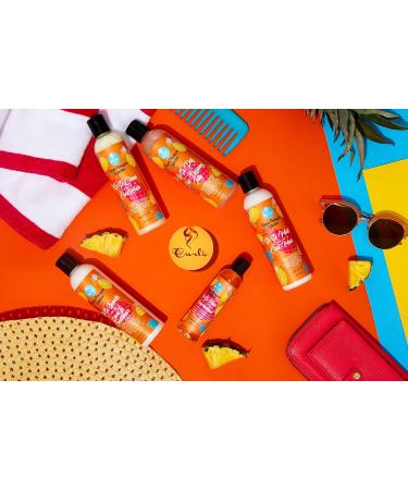 Curls Poppin Pineapple So So Smooth Vitamin C Leave In Conditioner - 8 oz | For Shiny, Longer, & Thick Hair | Protein-Free Formula - Buy Online on GoSupps.com