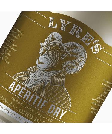 Lyre's Aperitif Dry Non-Alcoholic Spirit - Dry Vermouth Style - 23.7 Fl Oz | Award Winning - Buy Online on GoSupps.com