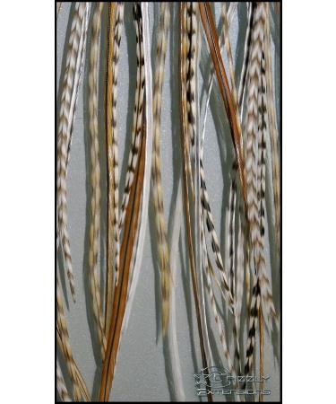 Grizzly Extensions EasyIn Medium - Pure Nature Hair Extensions with Micro Rings & Threading Aid | International Shipping - Buy Online on GoSupps.com