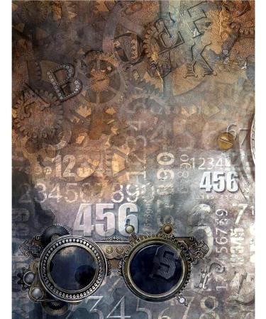 Steampunk Mulberry Rice Paper 8x10.5 inch - 6 Unique Images, 30gsm Fibrous Paper for Decoupage & Mixed Media Crafts - Buy Online on GoSupps.com