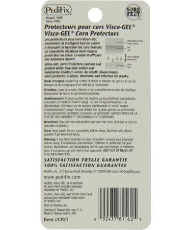 PediFix Visco-Gel Corn Protectors Small - 2 Pack - Buy Online on GoSupps.com