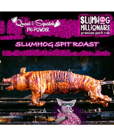  Quasi & Squatch Quasi & Squatch 2 x BBQ Bottles - SlumHog Millionaire (Pork Rub) and Brisket (Beef Rub) - 2 Large BBQ Bottles 440g - Buy Online on GoSupps.com