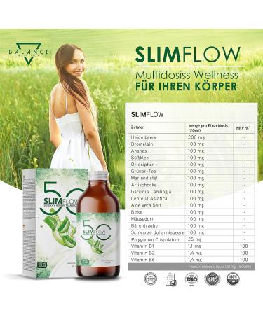 SLIMFLOW50 Detox Cure - 50 Doses 1000ml | Best Detoxification with Bromelain | Liver Detox Fast Shipping Internationally - Buy Online on GoSupps.com