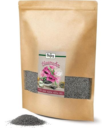  Biojoy Biojoy Organic blue poppy seeds (2 kg) whole without additives - Buy Online on GoSupps.com