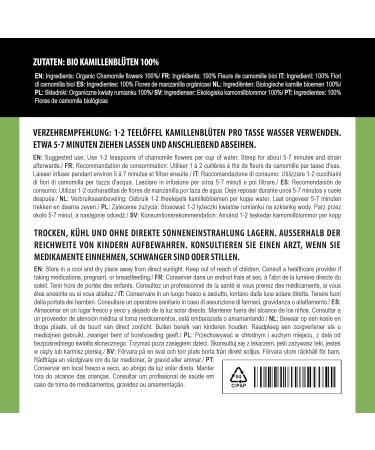  Alpi Nature Alpi Nature Organic Chamomile Infusion 500g Dried Chamomile Flowers Premium Quality Loose Tea - Buy Online on GoSupps.com