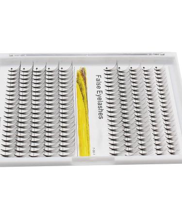 Buy Large Tray-Dedila Long Stem 14D Natural False Eyelashes - Mixed Lengths 8-14mm | Premade Volume Lash Extensions for Stunning Eye Looks - Buy Online on GoSupps.com