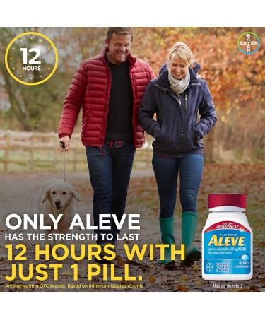 Aleve Soft Grip Arthritis Caplets 220mg (270 Count) - Naproxen Sodium Pain Reliever & Fever Reducer - Buy Online on GoSupps.com