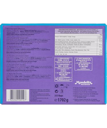  Milka Milka Naps - Milk Chocolate Squares - Practical Format - Display of 355 Units (4.5g) - Buy Online on GoSupps.com