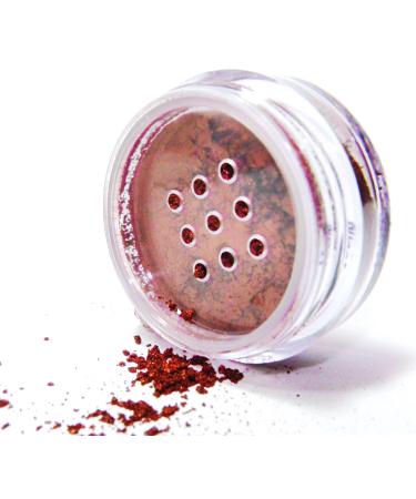 Pure Ziva  Beautiful Brown Brass Loose Powder Mineral Glitter Single Pot Eyeshadow Dust Pigments  Talc  Paraben & Cruelty Free  No Animal Testing