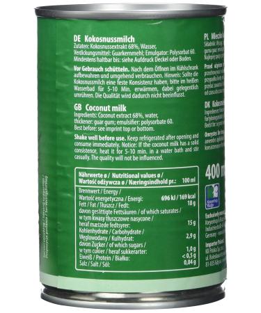 Buy Diamond Coconut Milk - 17% Fat Content Pack of 12 (400ml) - International Shipping Available - Buy Online on GoSupps.com