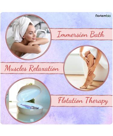 Nortembio Epsom Salt Set - Aromatherapy Trio (Cinnamon Jasmine Rose) | Hydrated with Vitamin C & E | 3 x 430g | E-book Included | Perfect for Floating Therapy - Buy Online on GoSupps.com