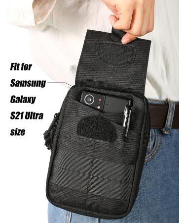 LefRight Tactical Molle Phone Belt Pouch Utility Waist Bag - Large Black - Buy Online on GoSupps.com