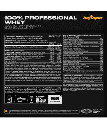  Big Man Bigman - 100% Professional Whey (2 kg) - Whey Protein - High Concentration of BCAA - Banana Strawberry - Buy Online on GoSupps.com