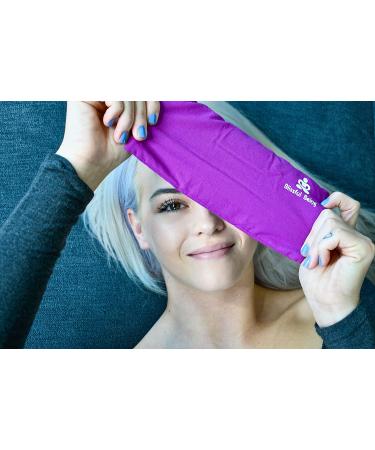 Blissful Being Lavender Eye Pillow - Weighted Eye Mask for Meditation and Yoga | Organic Cotton (Purple) - Buy Online on GoSupps.com