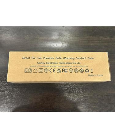 Heating Cushion 50x60cm - Soft Flannel Heat Pad with Auto Shutdown for Back Neck Shoulder & Belly - Dark Gray - Buy Online on GoSupps.com