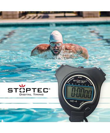 Sch tt Stoptec HC-4 Stopwatch | Digital Stopwatch with Large Display | Stainless Steel | Ideal for Sports Hobbies Leisure and Festivals - Buy Online on GoSupps.com