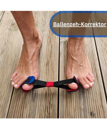 Stepcomfort Toe Spreader & Elastic Bale Toe Corrector 4 PC Set for Hallux Valgus Hammer Toe Correction Silicone Toe Separator & Spacer for Foot Realignment (Blue & Black) - Buy Online on GoSupps.com