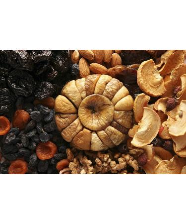 Gramas Natural Sun-Dried Calimyrna Figs Garland - Vegan, Gluten-Free, Non-GMO - 2 lbs (Pack of 4) - Buy Online on GoSupps.com