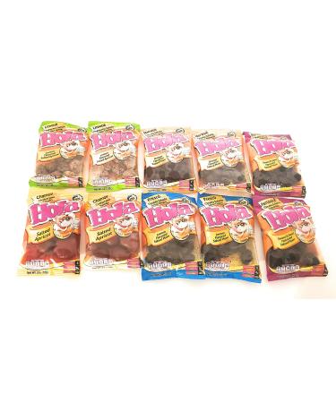 10pack Saladitos Mix - Saladulces Hola Lobito - Flavored Salted Apricot by HOLA