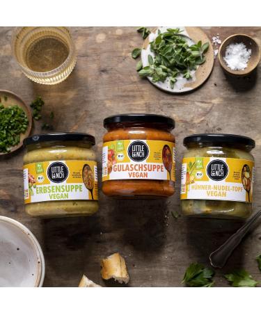 Buy Little Lunch Organic Vegan Soup Tasting Box | 6 x 350g Classic Flavors | No Added Sugar & Artificial Additives - Perfect for Veganuary! - Buy Online on GoSupps.com
