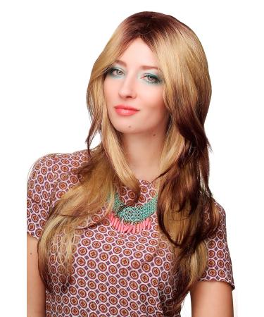 Buy WIG ME UP Sexy Brown Dark Blonde Layered Wig - 65 cm Long Middle Parting | WL-2330-YP4/273 | International Shipping Available - Buy Online on GoSupps.com