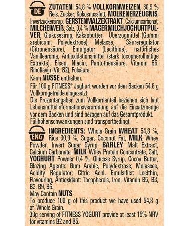 Nestl Lot de 4 yaourts de fitness c r ales pour petit-d jeuner avec grains entiers et partiellement saveur de yaourt (4 x 350 g) - Buy Online on GoSupps.com