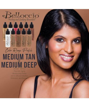 Belloccio Airbrush Makeup & Tanning System - TAN Foundation & Blush Set for Flawless Skin - Buy Online on GoSupps.com