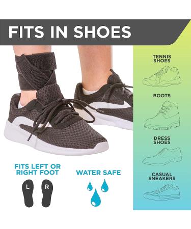 Plantar Fasciitis Day Ankle Brace with Heel Strap for Foot Arch Pain Relief - Universal Fit for Peroneal Tendonitis, PTTD, Achilles Tendonitis & Sprains - Buy Online on GoSupps.com
