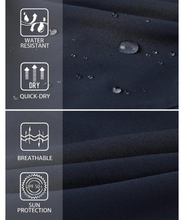 Nomolen Men's Hiking Cargo Shorts - Lightweight Quick Dry Athletic Shorts | Multi Pocket for Workout, Golf, Camping | Navy Blue (Large) - Buy Online on GoSupps.com