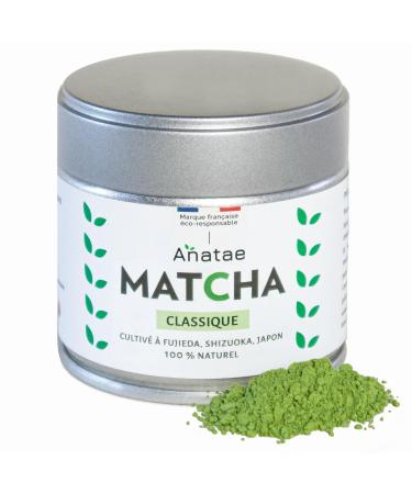 Anatae French Brand - 100% Natural Matcha Tea - Matcha Green Tea Powder for Traditional Matcha, Matcha Latte, Pastry Matcha -