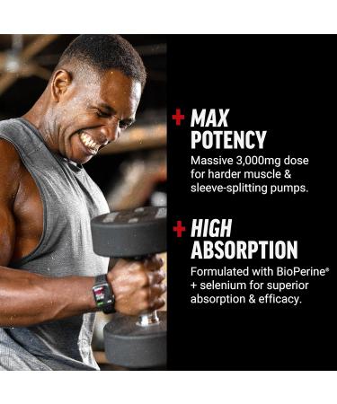 Force Factor Longjack Tongkat Ali Max Men's Vitality L-Arginine Nitric Oxide for Muscle Building 60+150 Capsules - Buy Online on GoSupps.com