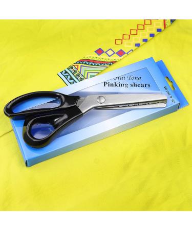 Hui Tong Strong & Sharpe Pinking Shears Pinking Shears Scissors for Fabric  Serrated and Scalloped Scissors Fabric 3mm 5mm 7mm (Scalloped 7mm) - Buy Online on GoSupps.com