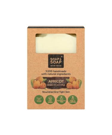 Apricot Handmade Natural Bar Soap - Nourishing Moisturizing Eco-Friendly | Shop Internationally - Buy Online on GoSupps.com