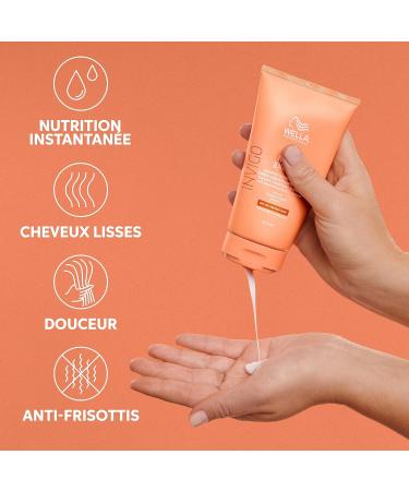 Wella Professionals Invigo Nutri Enrich Nourishing Anti-Frizz Conditioner with Oleic Acid & Goji Berry - Restores Dry Damaged Hair 200ml - Buy Online on GoSupps.com