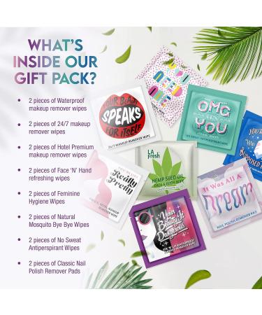 La Fresh My Beauty Is Unique Beauty Wipes Gift Pack - 16 Individually Wrapped Wet Wipes for Personal Care & Travel Essentials - Buy Online on GoSupps.com