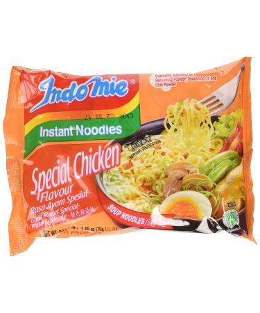 Indomie Instant Noodles Soup Special Chicken Flavor, 2.65 Ounce (Pack of 30)