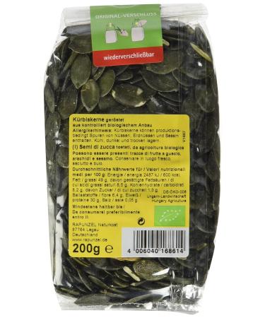 Buy Rapunzel Organic Roasted Pumpkin Seeds - Pack of 2 (2 x 200g) | Healthy Snack International Shipping - Buy Online on GoSupps.com