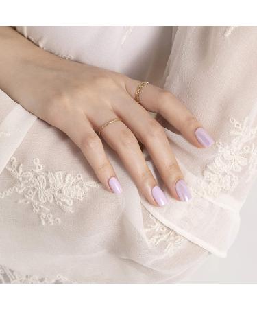 Lala Nail - Natural Long Gel Nails 30 pcs (Lavender Fragrance) - Buy Online on GoSupps.com