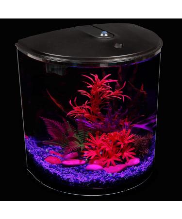 AquaView 3.5-Gallon Aquarium Starter Kit with Power Filter & LED Lighting - Ideal for Various Fish - 7 Color Selections - Buy Online on GoSupps.com