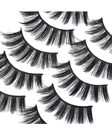 Buy 3D Natural Thick Long Artificial Eyelashes - 15 Pairs Handmade Eyelash Extensions for Makeup & Cosplay - Buy Online on GoSupps.com