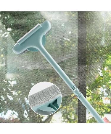 Window Cleaning Squeegee Brush Mesh Screen Cleaner with Detachable Long-Reach Handle Auto Window Scrubber Washing Equipment Wet and Dry Use Fasteer Blue - Buy Online on GoSupps.com