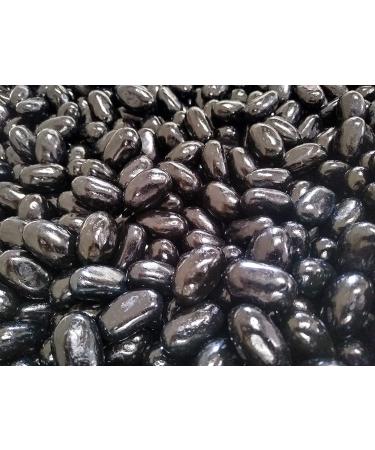 Jumbo Licorice Jelly Beans - 2 lbs of Extra Large Black Jelly Beans - Fresh & Delicious Licorice Candy - 2 Pound Pack - Buy Online on GoSupps.com