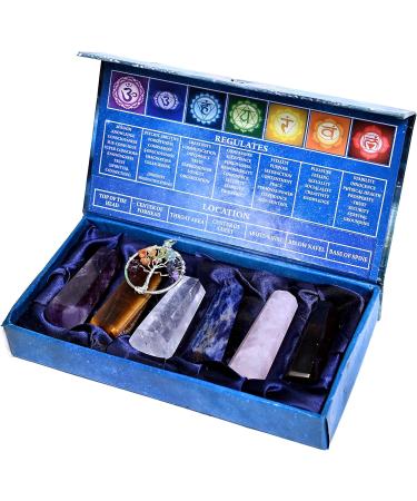 Crystals and Gemstones Healing Rose Clear Quartz Amethyst Black Lapis & Tiger Crystal Meditation Spiritual Gifts for Chakra Money Luck Wands 2.25 -2.50" 6 Faceted Pencil 6 Pc Set Tiger 6 Pcs Set - Buy Online on GoSupps.com