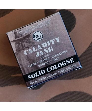 Spicy and Sweet Solid Cologne - Clove Orange Cinnamon Whiskey Scent - Calamity Jane by Outlaw - Men's or Women's Cologne - Buy Online on GoSupps.com