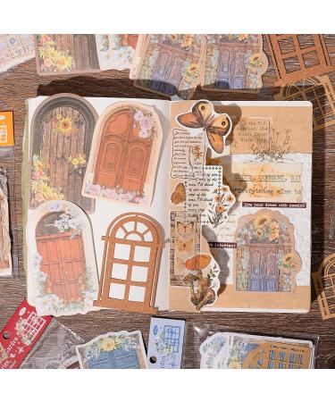 JOYCHOIC Vintage Garden Door Scrapbook Paper Pack - 90 Pcs | Scrapbooking Supplies for Art Journal, Planners, DIY Crafts | Aesthetic Bullet Kit Embellishments - Buy Online on GoSupps.com