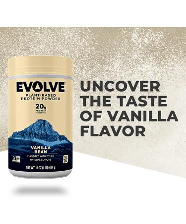 Evolve Protein Powder â€“ Ideal Vanilla, 20g Protein, 1 lb - Premium Plant-Based Nutrition - Buy Online on GoSupps.com