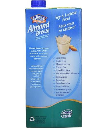 Blue Diamond Almond Breeze Original - Unsweetened - 6 x 946ml - Buy Online on GoSupps.com