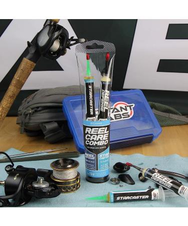 Extant Labs Reel Care Combo: Fishing Reel Oil & Grease Kit - Spinning/Baitcasting, Freshwater/Saltwater, Hardwater Maintenance - 2X 10ml Syringe - Low Temp Performance - Buy Online on GoSupps.com